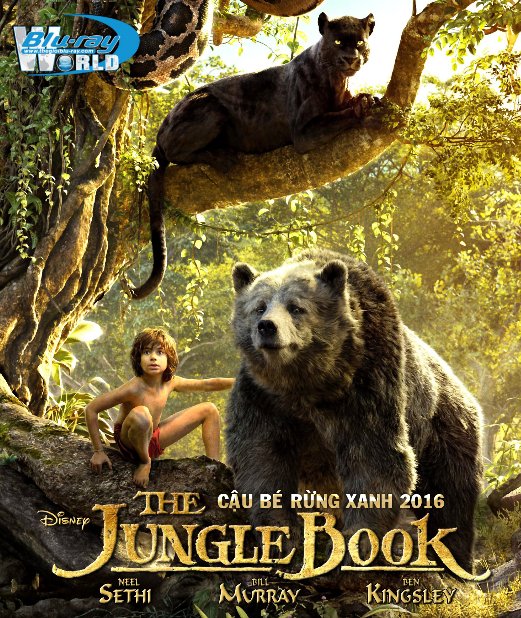 B2637. The Jungle Book 2016 - Cậu Bé Rừng Xanh 2016 2D25G (DTS-HD MA 7.1)